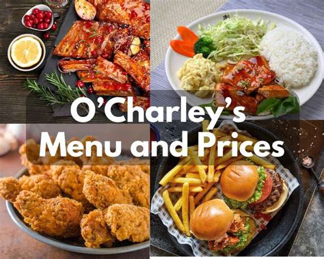 o'charley's menu with prices